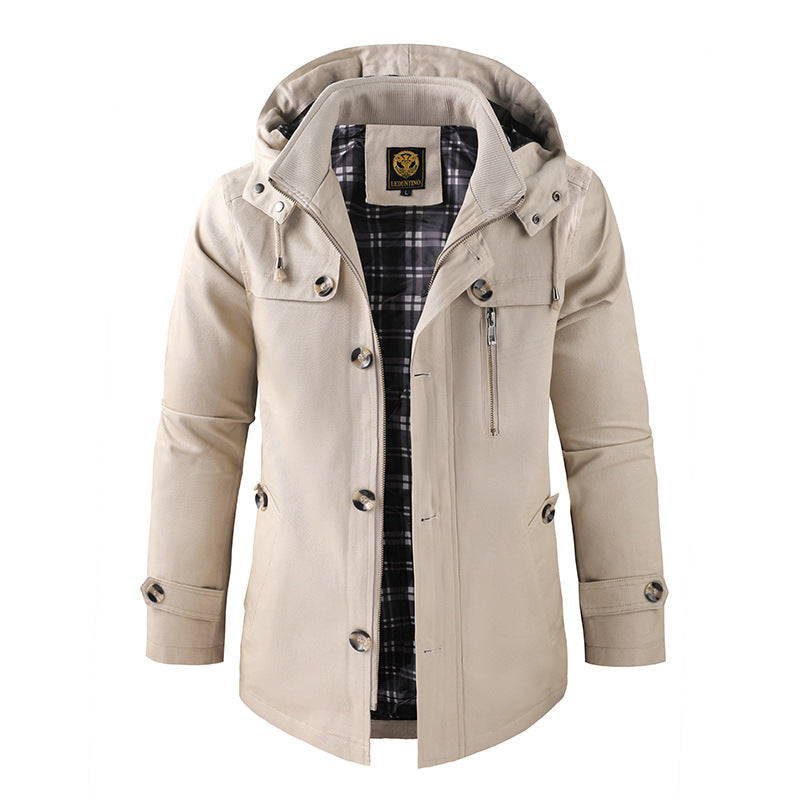 Ravion - Kurtka Męska Parka Z Kapturem