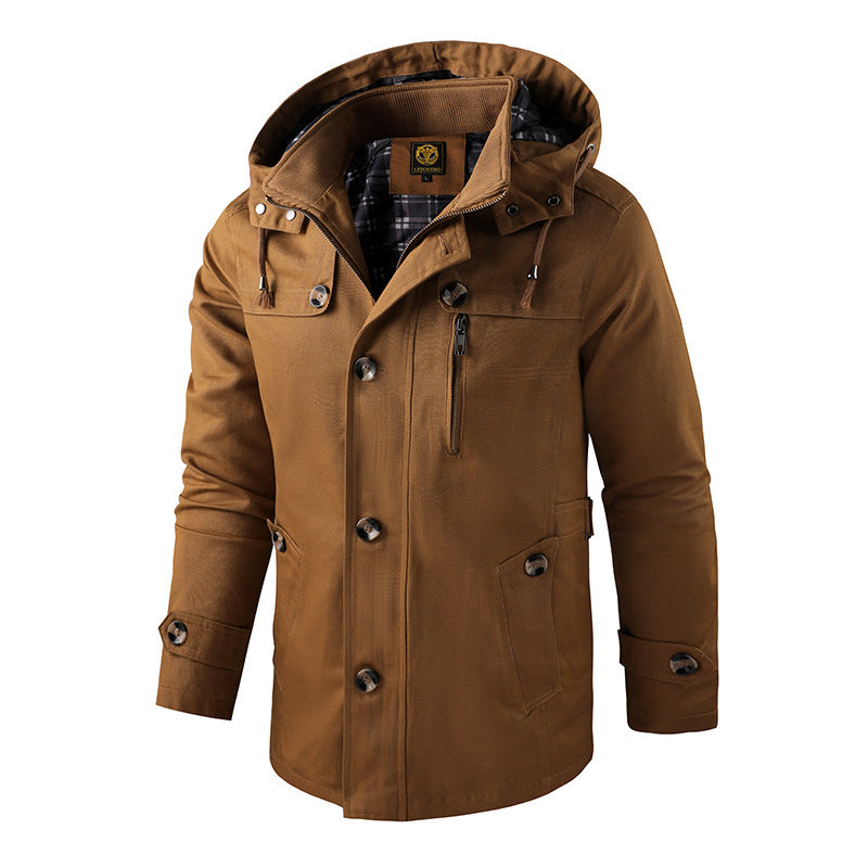 Ravion - Kurtka Męska Parka Z Kapturem