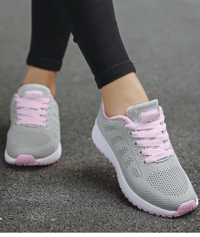 Sneakersy Damskie | Oddychająca Siateczka i Lekka Podeszwa