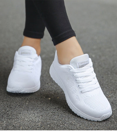 Sneakersy Damskie | Oddychająca Siateczka i Lekka Podeszwa