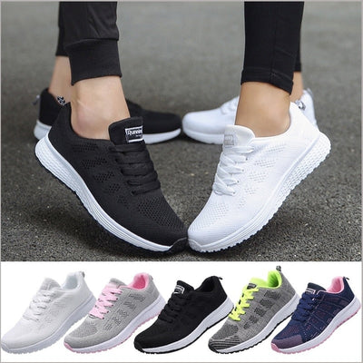 Sneakersy Damskie | Oddychająca Siateczka i Lekka Podeszwa