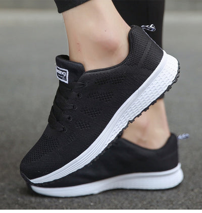 Sneakersy Damskie | Oddychająca Siateczka i Lekka Podeszwa