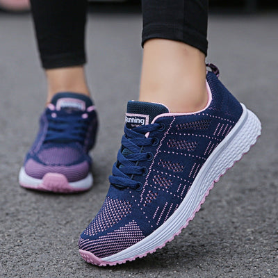 Sneakersy Damskie | Oddychająca Siateczka i Lekka Podeszwa