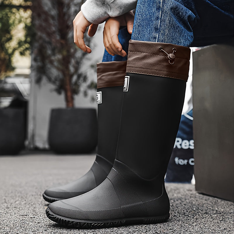 Wysokie Kalosze Damskie i Męskie – Antypoślizgowe Buty Gumowe Outdoor