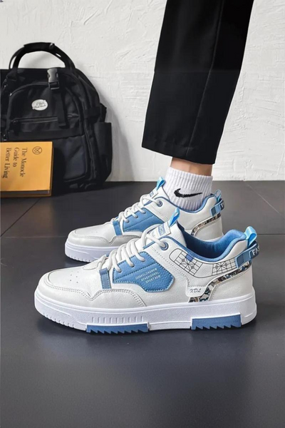Marvian - Buty Męskie Sportowe Z Motywem Fali