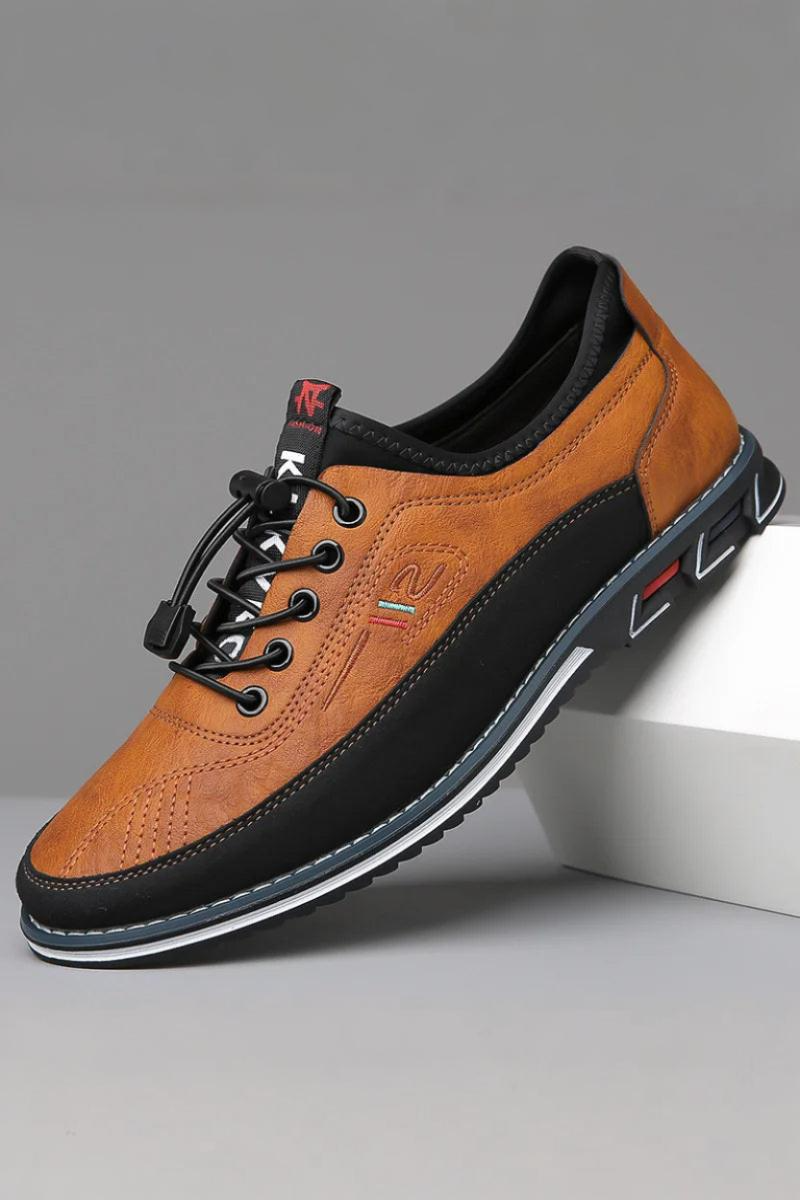 Karvion - Buty Męskie Zamszowe Sznurowane