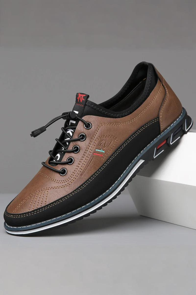 Karvion - Buty Męskie Zamszowe Sznurowane