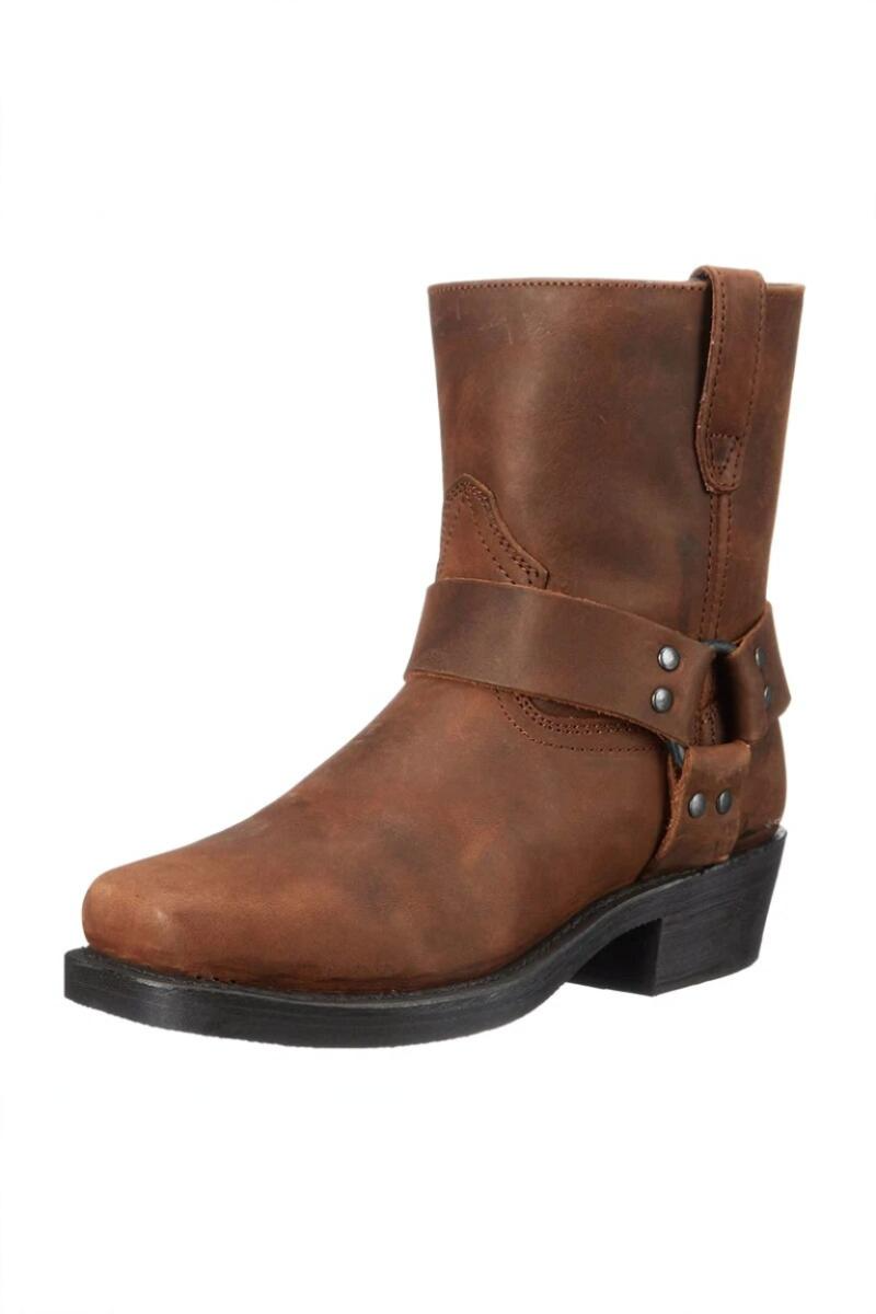 Jandor - Buty Męskie Kowbojki Skórzane Niskie