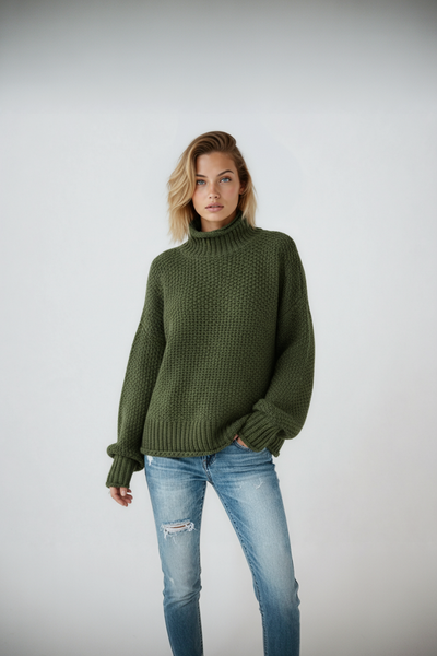 Evy - sweter damski z golfem