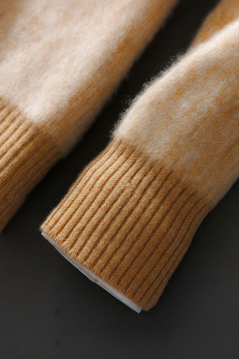 Sweter Męski Zimowy z Okrągłym Dekoltem | Ciepły i Stylowy