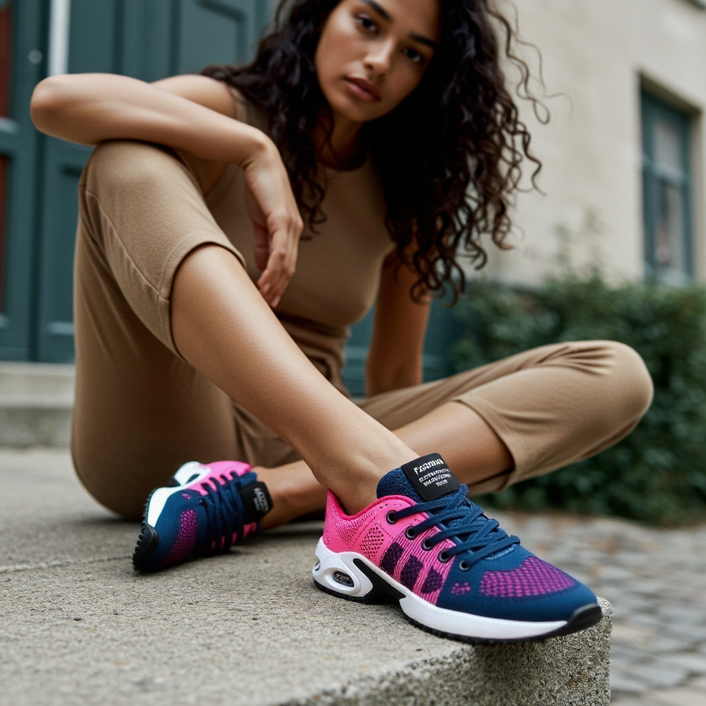 Sneakersy Damskie Sportowe | Buty do Biegania i Treningu na Siłownię